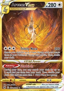 Arceus VSTAR (Secret)  – Crown Zenith: Galarian Gallery – Secret Rare