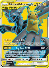 Pikachu & Zekrom GX (Full Art)  – Team Up – Ultra Rare