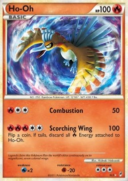 Ho-oh  – Call of Legends – Shiny Holo Rare