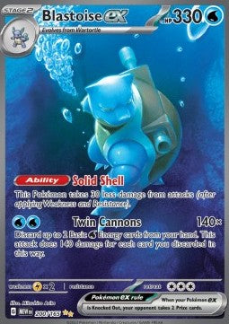 Blastoise ex  – SV: 151 – Special Illustration Rare