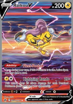 Raikou V  – Crown Zenith: Galarian Gallery – Ultra Rare