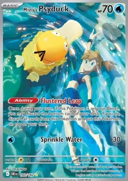 Misty's Psyduck  – Destined Rivals – Illustration Rare