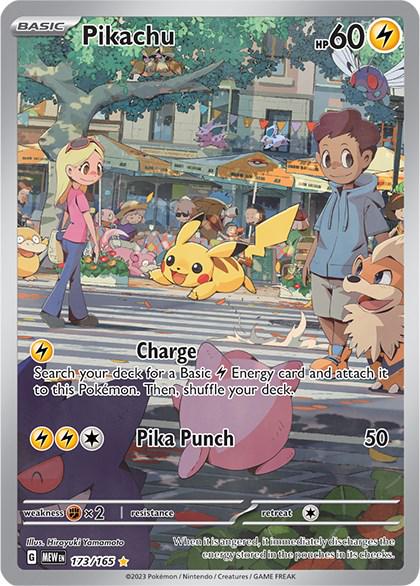 Pikachu  – SV: 151 – Illustration Rare